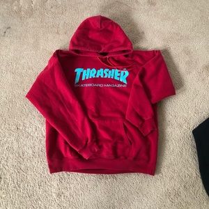 Trasher Hoodie Red